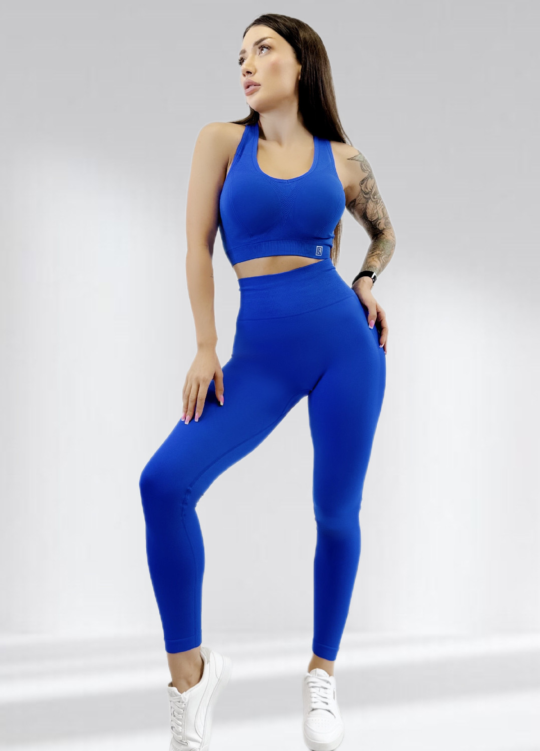 Костюм для фітнесу жіночий LILAFIT Синій L (LFS000116)