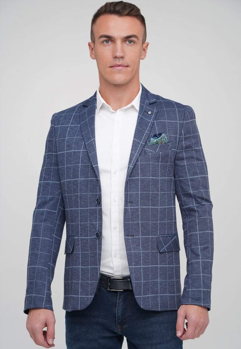 Піджак Trend Collection 5549 Синій 48 (61111)