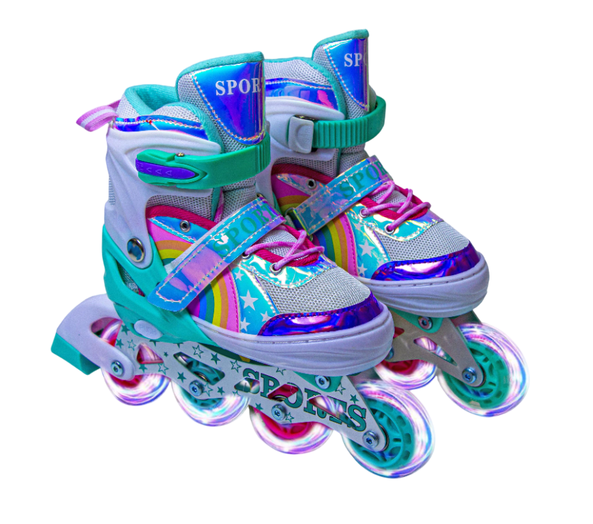 Дитячі ролики Scale Sports 34-37 20.5-23.5 Різнокольоровий (2081051762)