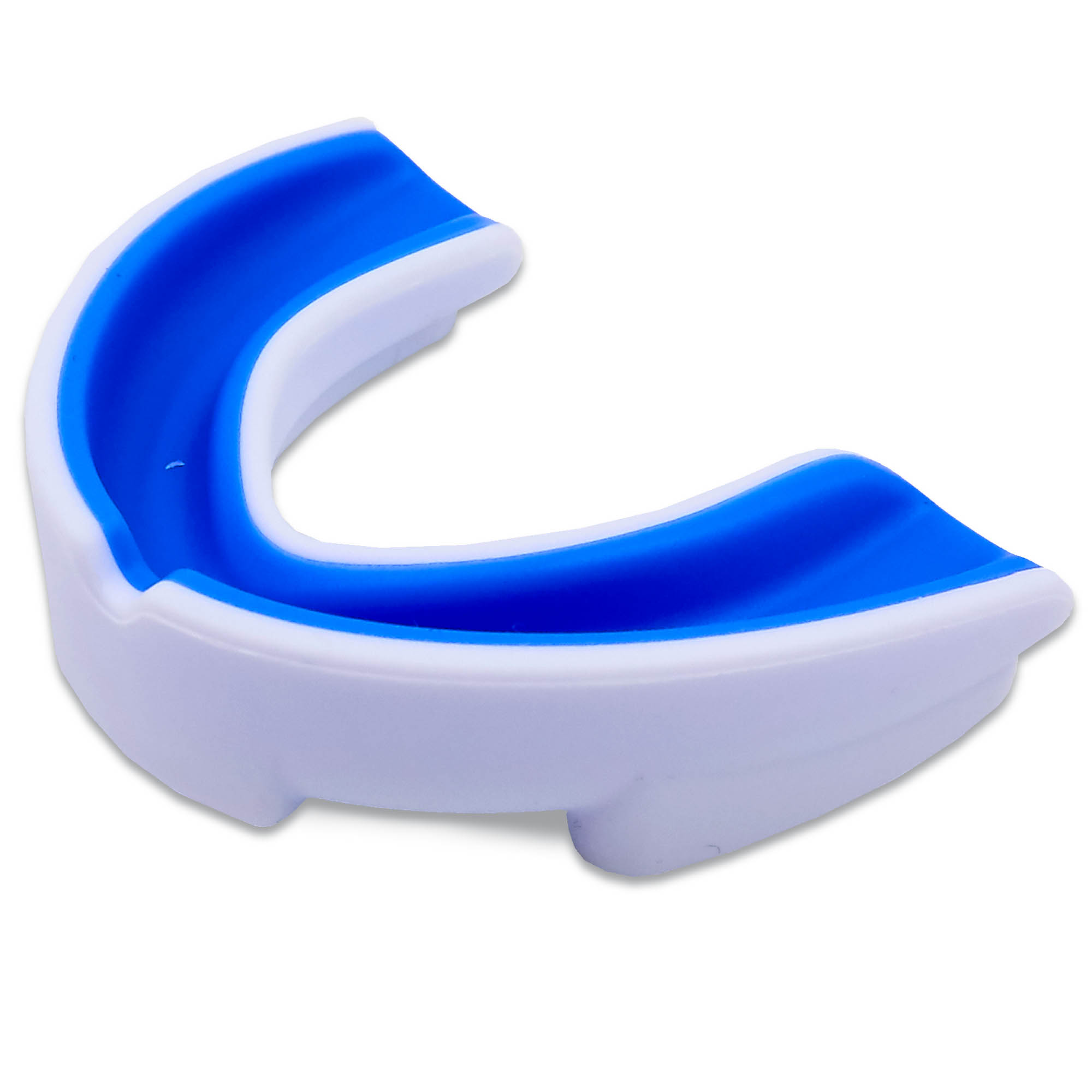 Капа боксерська Zelart BO-4507 Білий-Синій