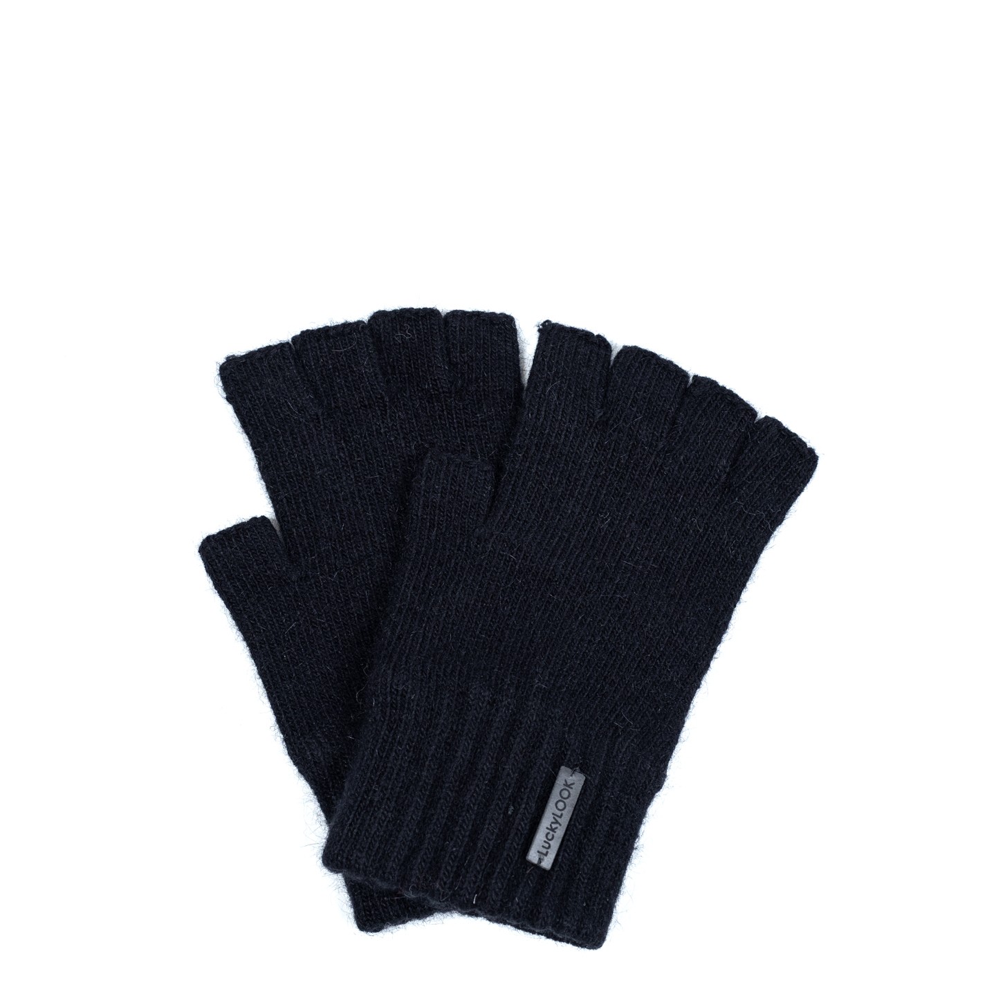 Мітенки жіночі LuckyLOOK One Size Чорний Мелора 621-725