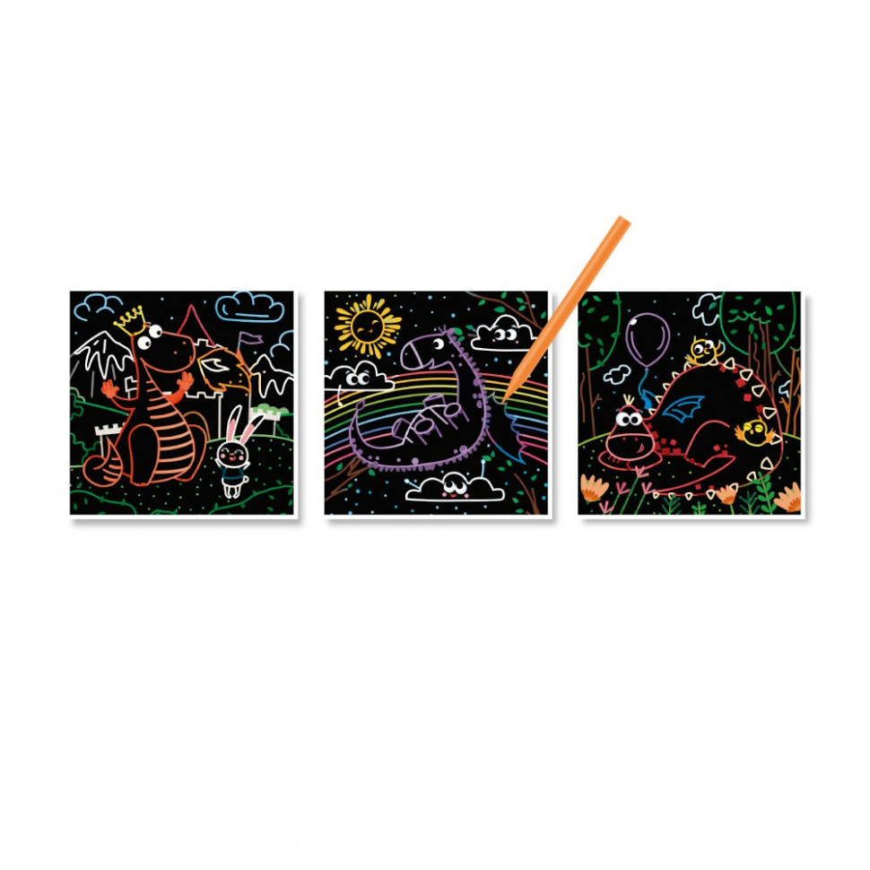 Набір гравюр DoDo "Дракони" 300215