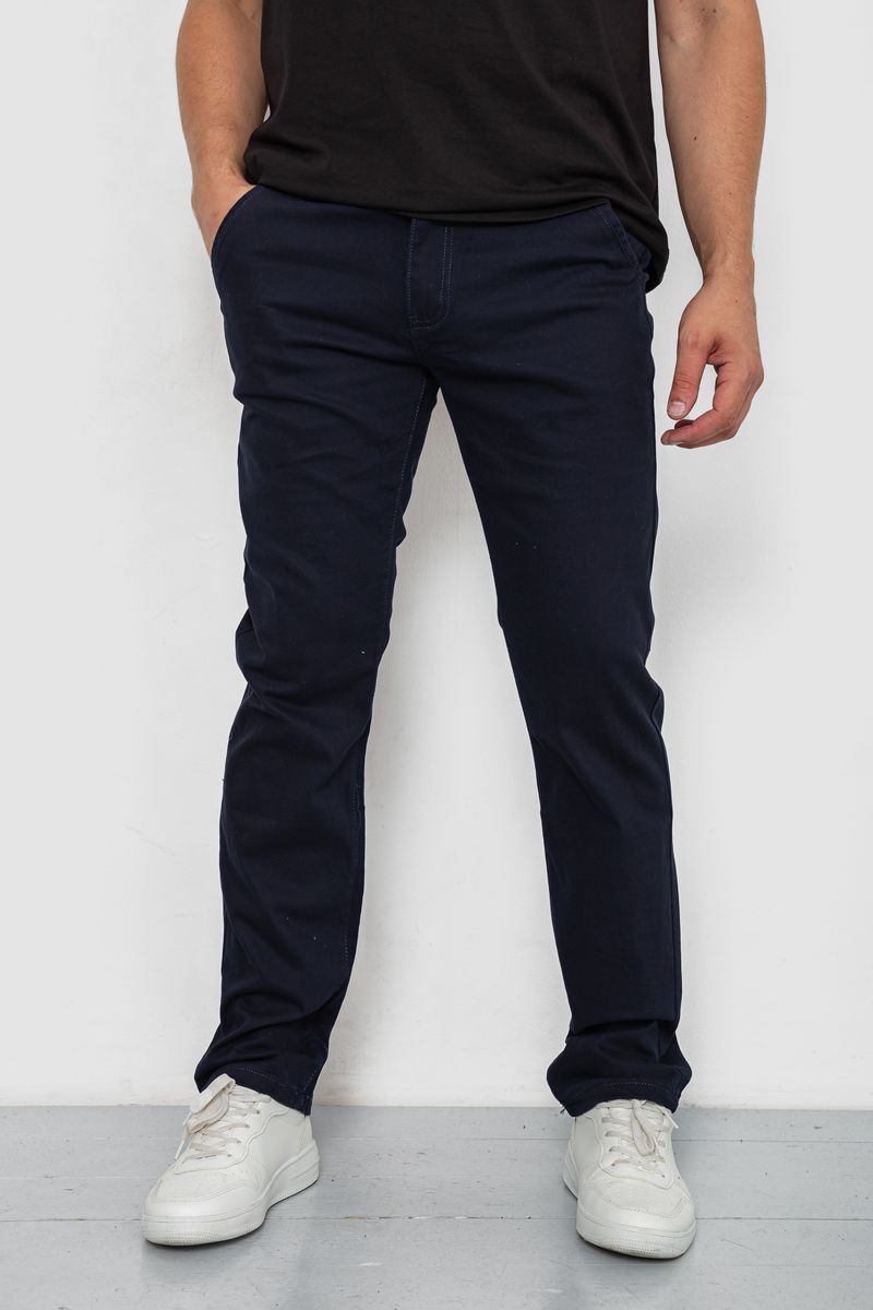 Штани чоловічі класичні AGER Темно-синій 32 (244RF802)