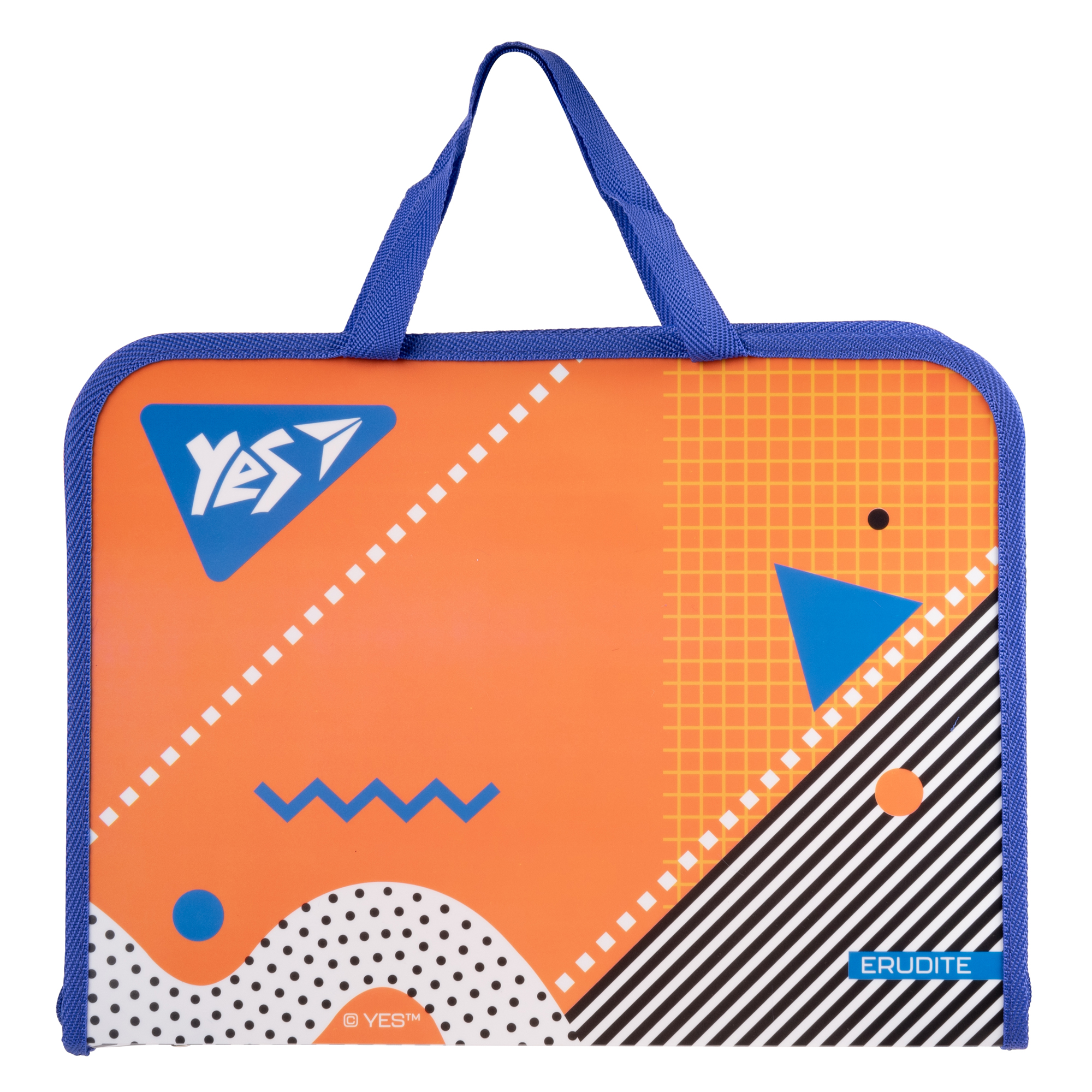 Папка-портфель YES FC на блискавці з тканинними ручками Erudite (491930)