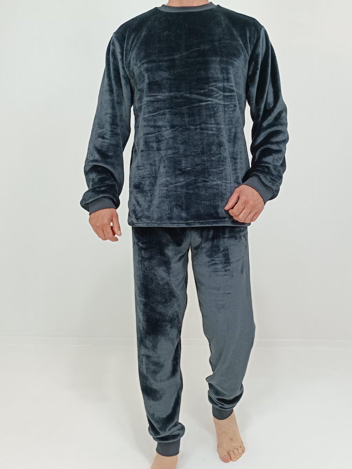 Чоловіча піжама зимова Triko 44-46 Чорна 69626641-7