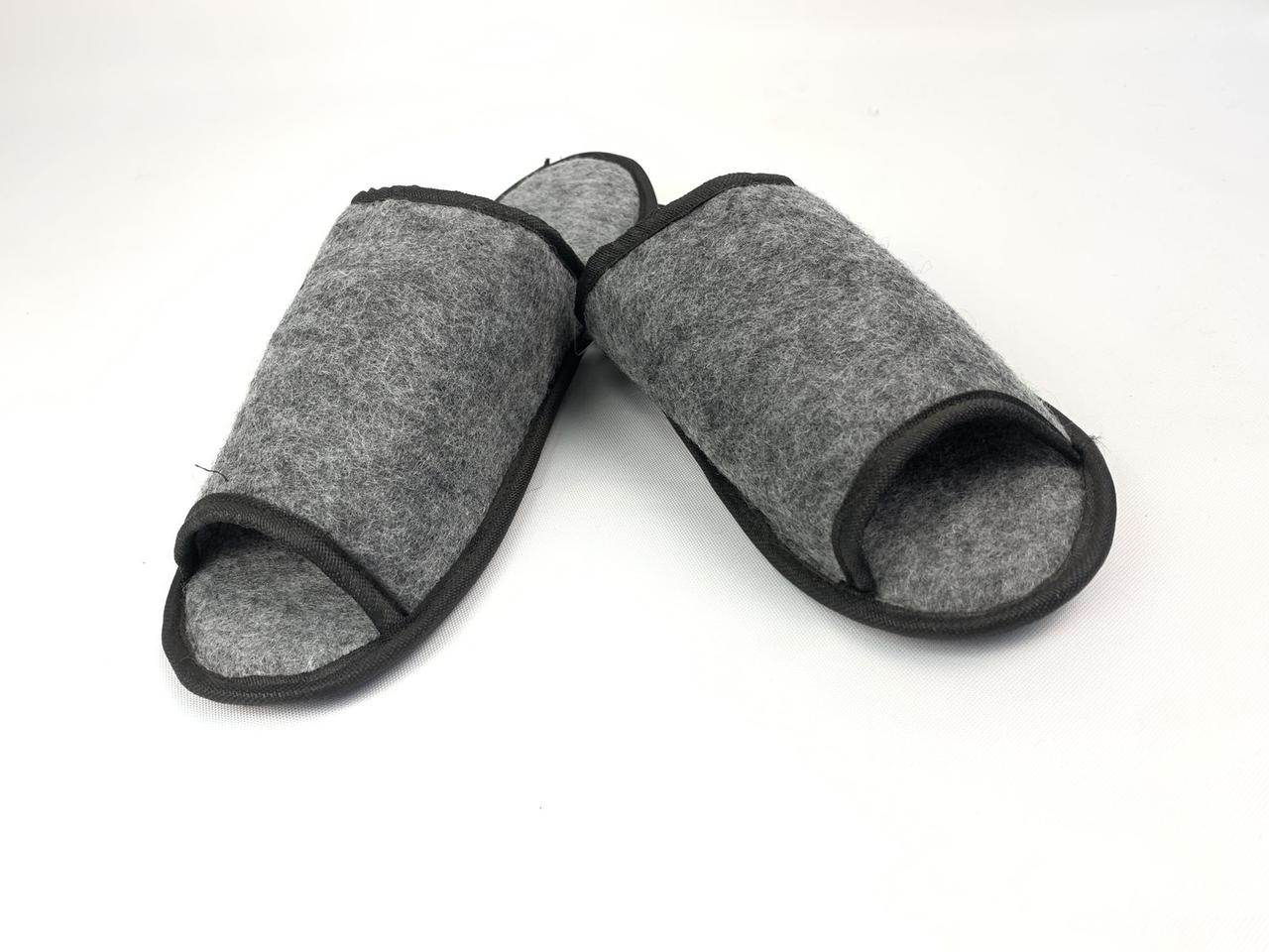 Тапки повстяні з відкритим носом 4Profi M (40-41)