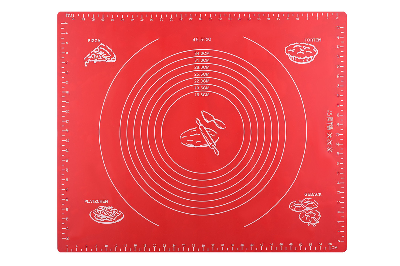 Силіконовий килимок для випічки Ardesto Golden AR2406SR 50х60 см Червоний