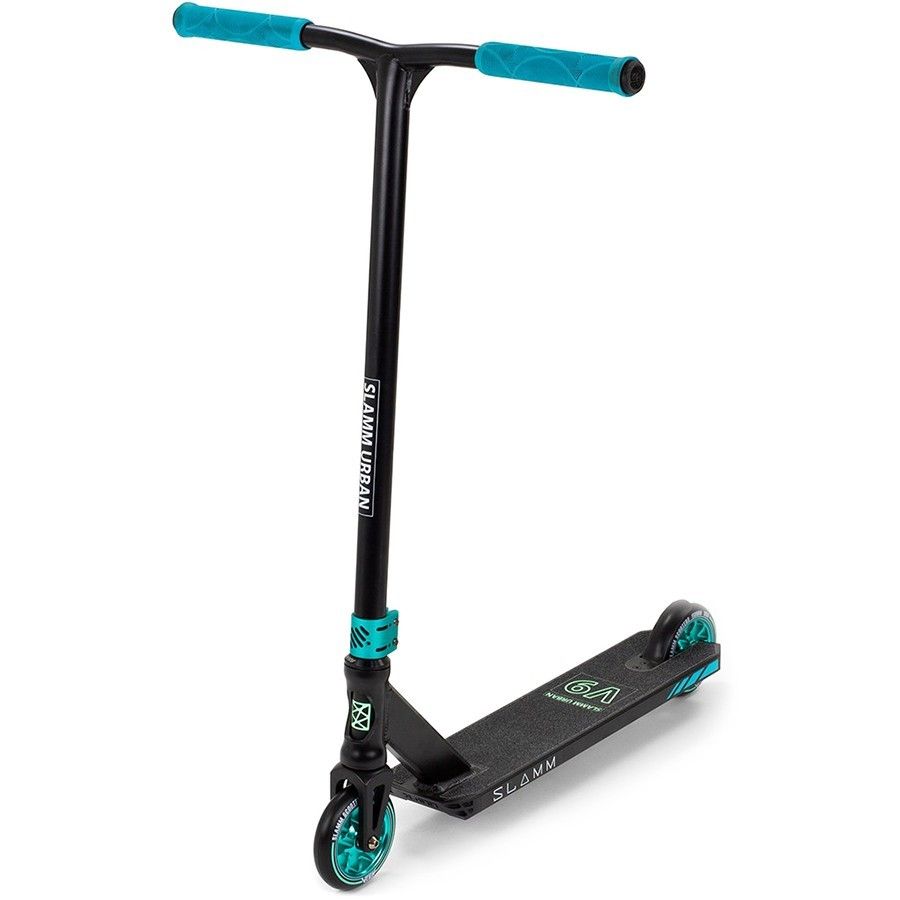 Самокат Slamm Urban V9 Black/Teal (1012-SL1425-BT)