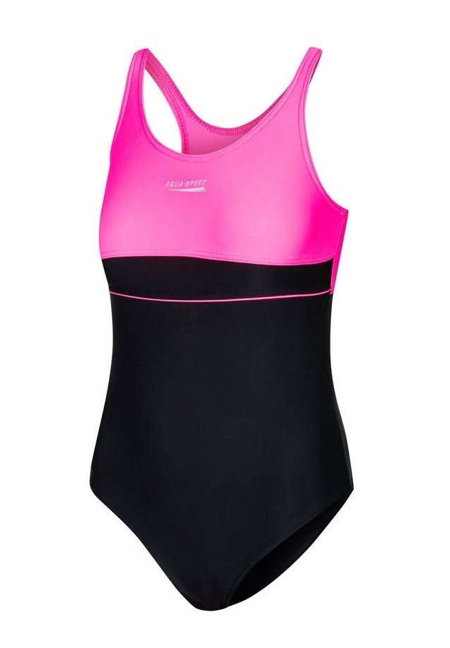 Купальник Aqua Speed ​​Emily 128 см Чорно-рожевий (1000-367-19-128)