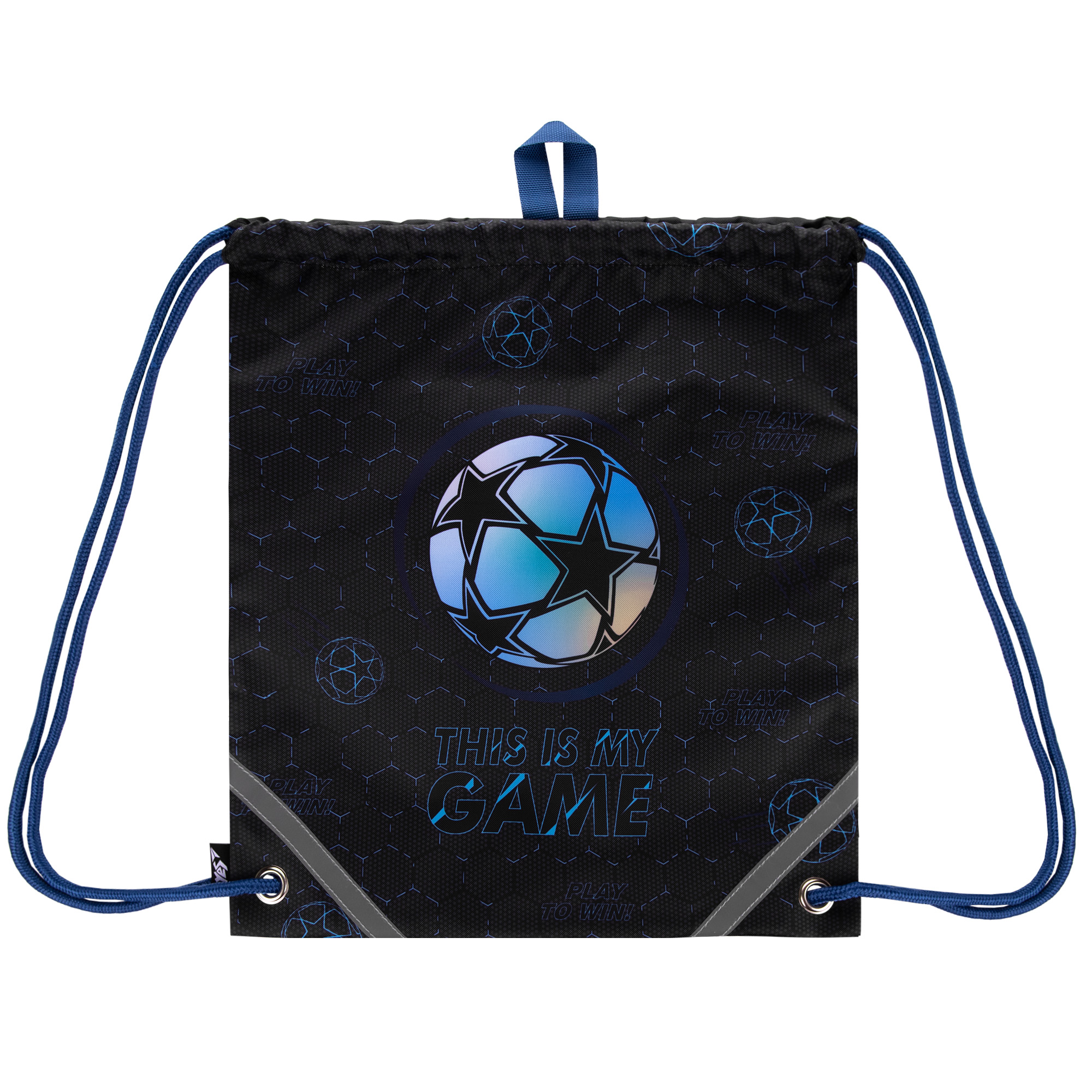 Сумка для взуття YES SB-10 Football Game 40х35 см Чорний (550042)