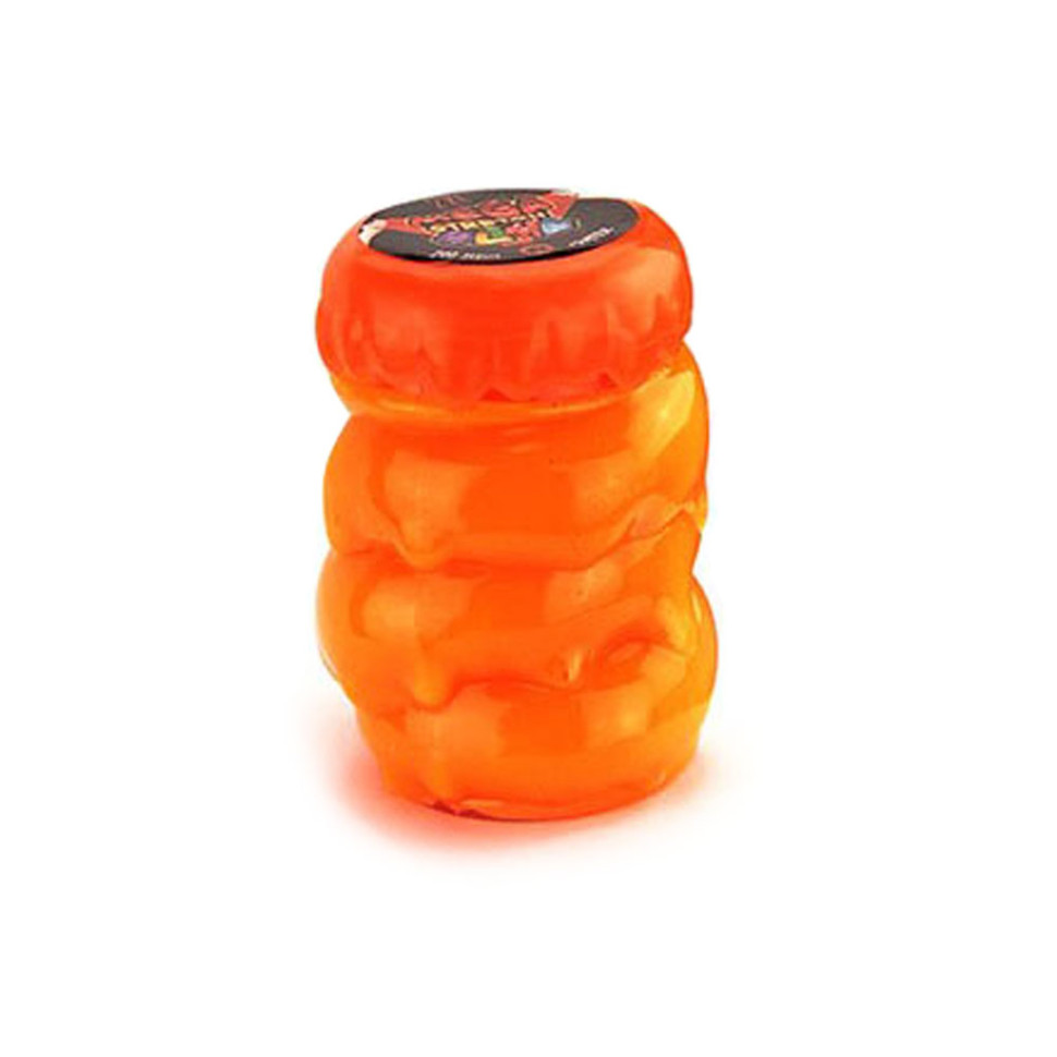 В'язка маса Mega Stretch Slime Danko Toys SLM-10-01U укр Помаранчевий