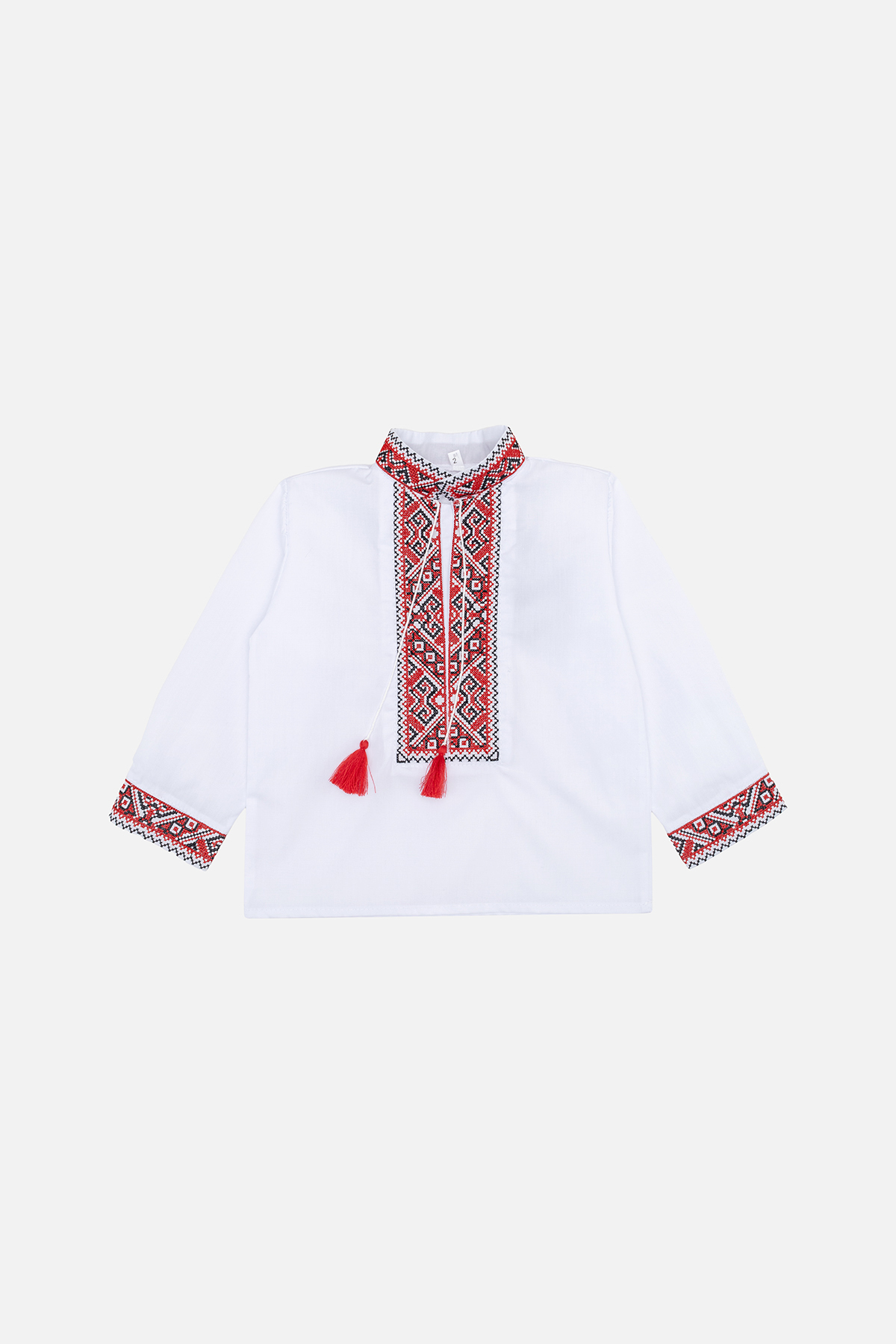 Вишиванка з довгим рукавом для хлопчика Brands 98 Білий ЦБ-00246423 (SKT000984531)