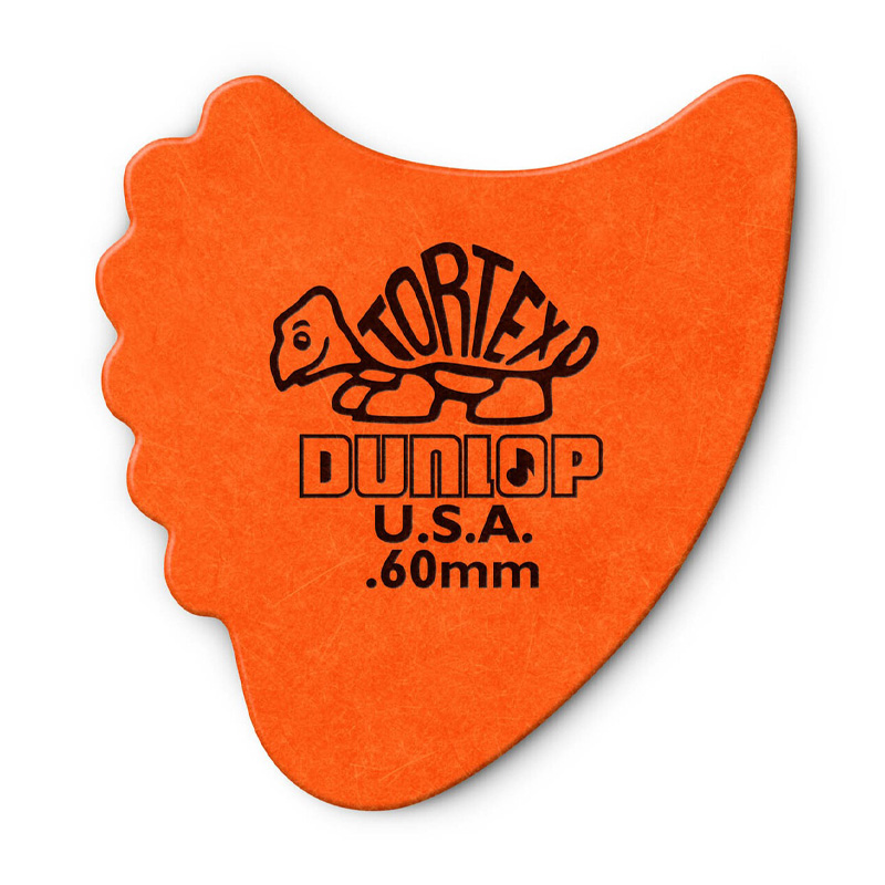 Медіатори Dunlop 4141-0.60 Tortex Fin Pick 0.60 mm (1 шт.)