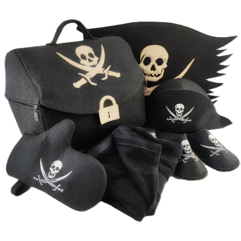 Подарунковий набір для лазні Luxyart Пірат 6 предметів (N-179)