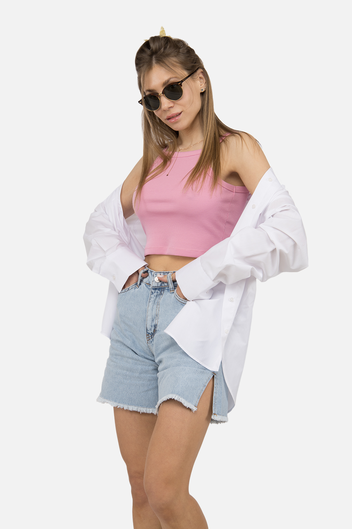 Жіночий топ Yuki M Рожевий ЦБ-00250383 (SKT000993055)