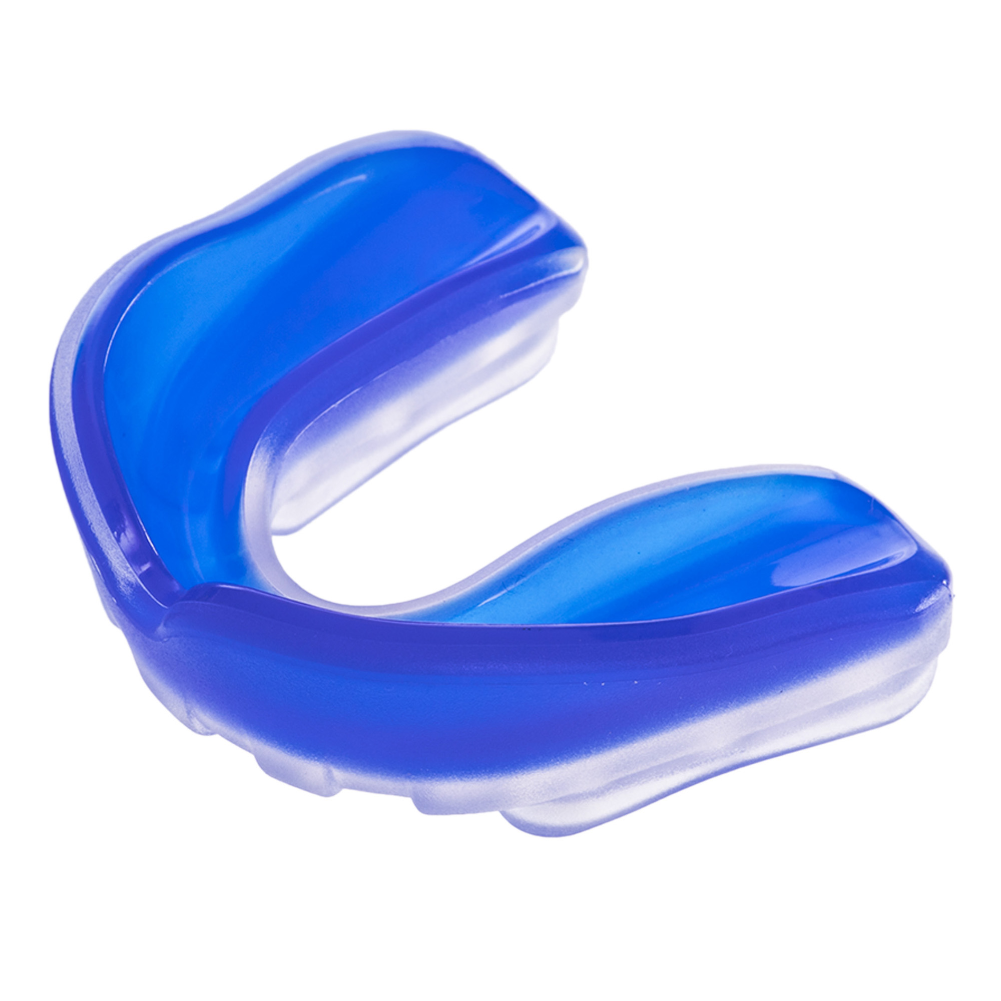 Капа боксерська Zelart BO-0069-L L Прозорий-Синій