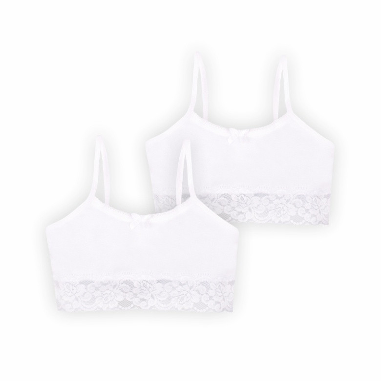 Топ для дівчинки Gabbi TP-21-4/2 ( 2шт.) Білий на зріст 116-122 (13510)