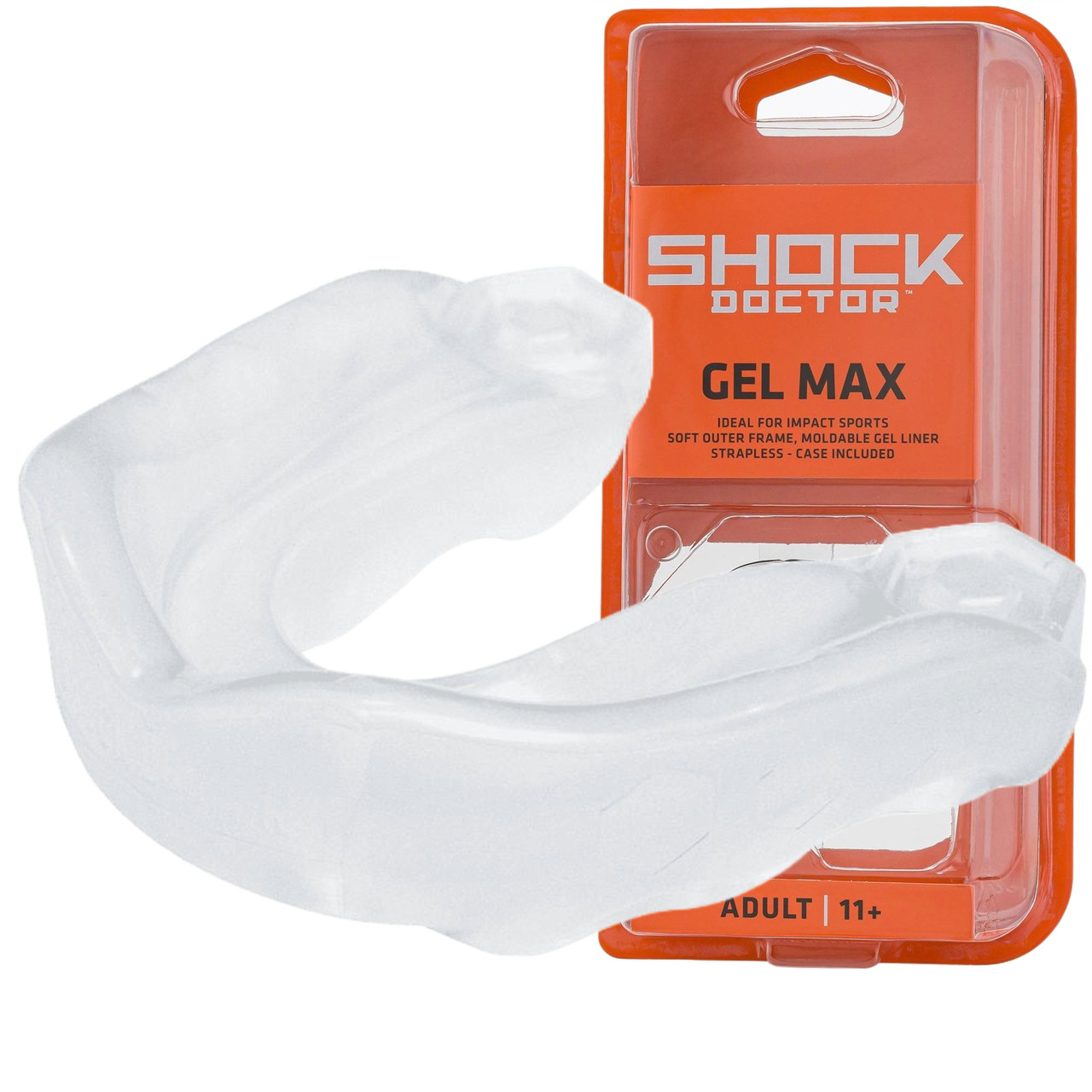 Капа доросла Shock Doctor Gel Max 11+ Clear (6190-TC-AD)