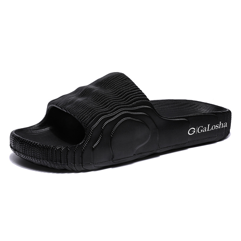 Чоловічі Шльопанці QUARTZ Чорний 45-46р (29.5 см) GaLosha Весна/літо (4321)