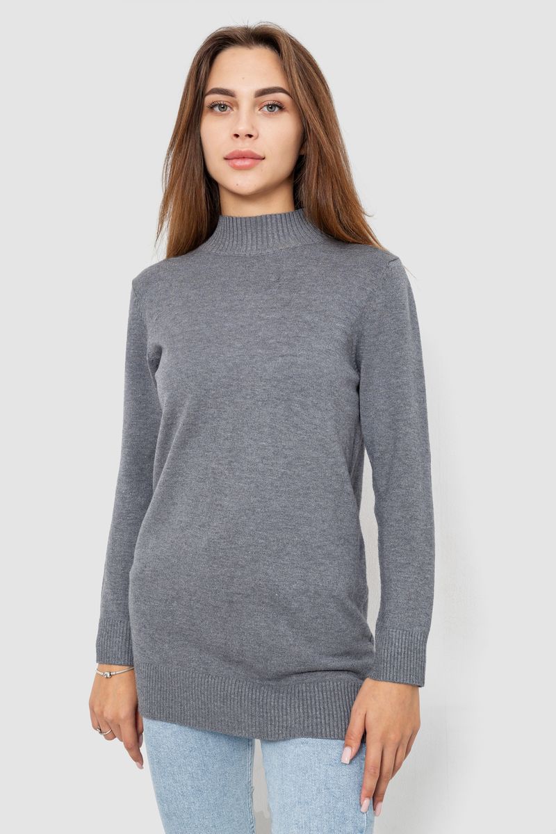 Светр жіночий AGER Сірий Оne size (244R5550)
