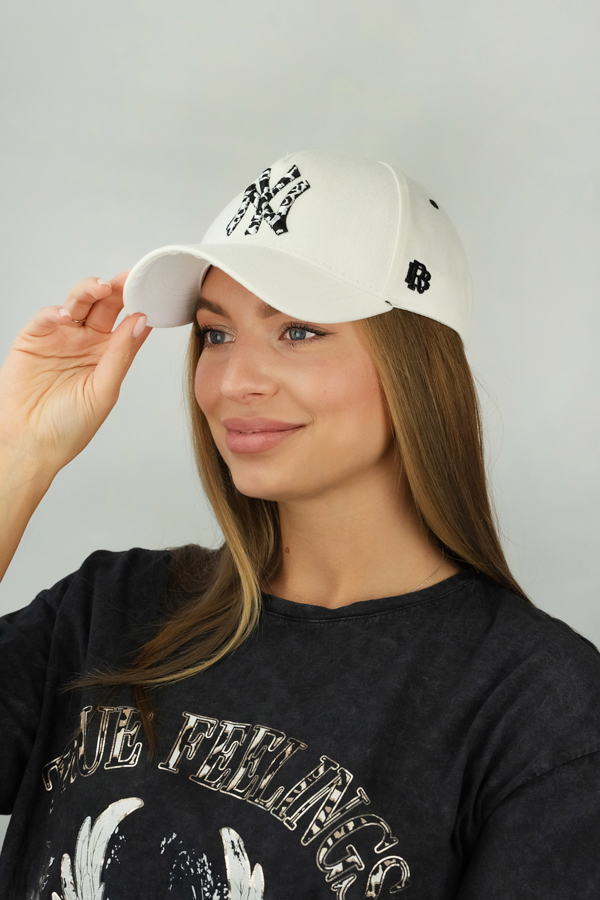 Бейсболка унісекс Braxton Pinwheel 58138 56-60 Білий (58152)