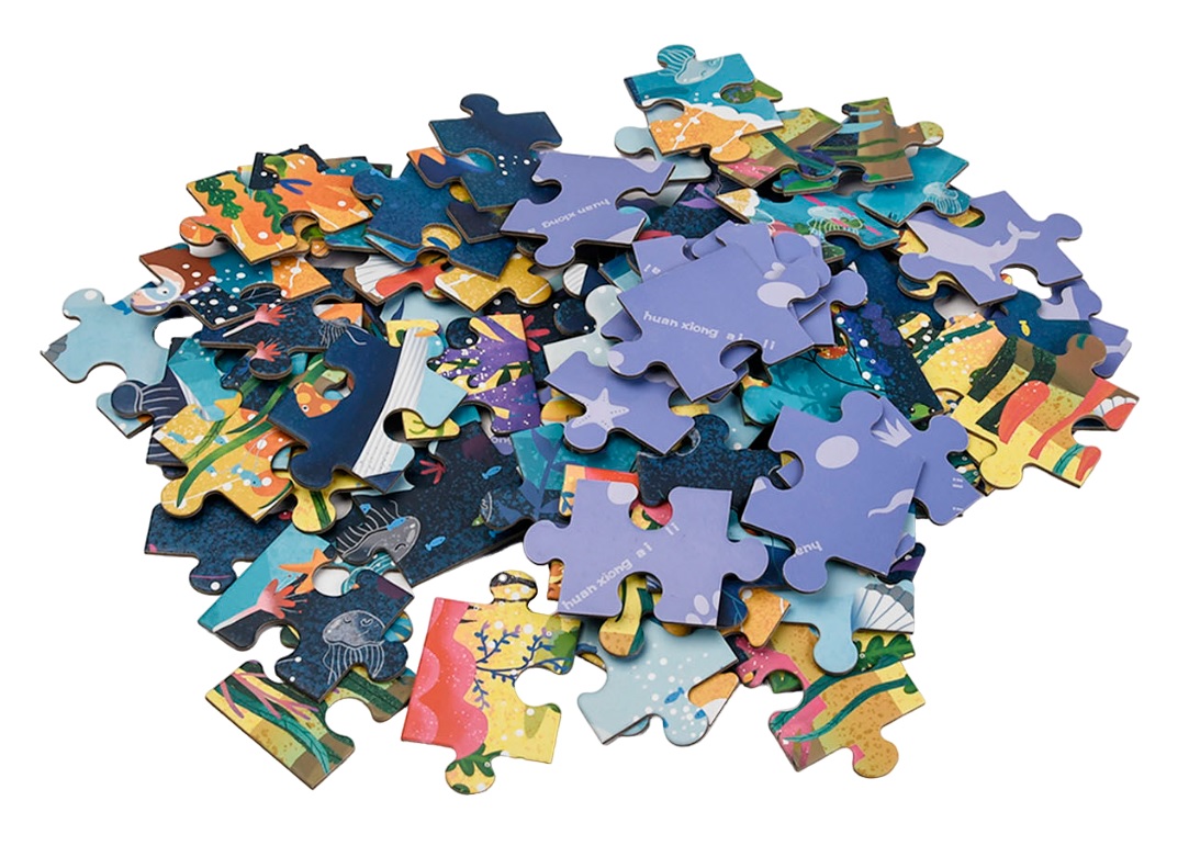 Пазли Hai Bao Er Океанічний світ 108 деталей Різнокольоровий (110678)