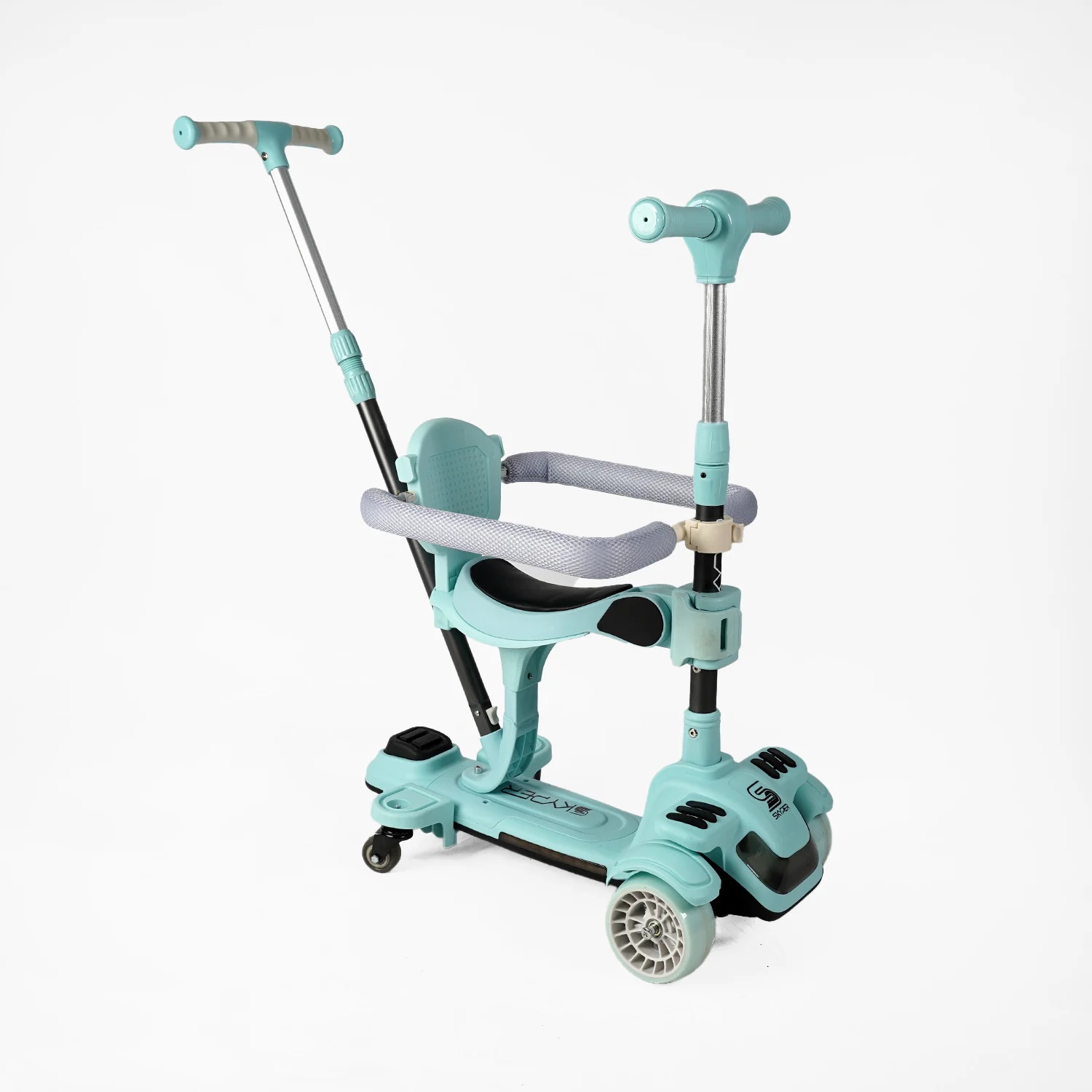 Самокат багатофункціональний з бампером Skyper 5в1 М'ятний (169232)