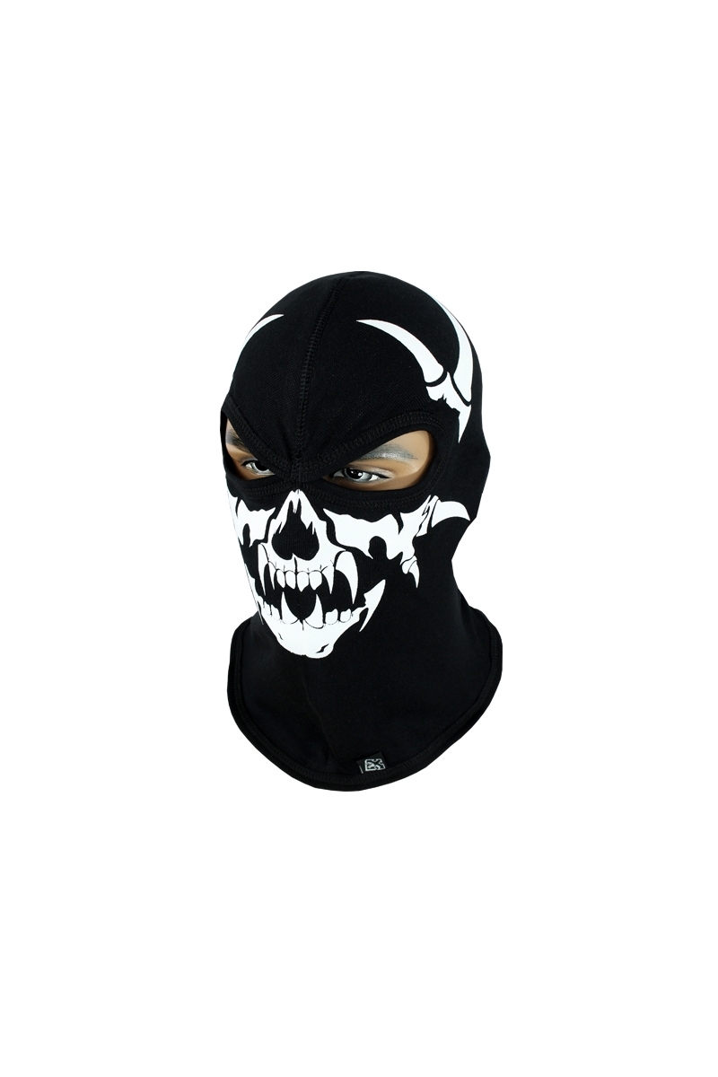 Балаклава Radical Skull s7 M/L Чорно-білий (r0946)