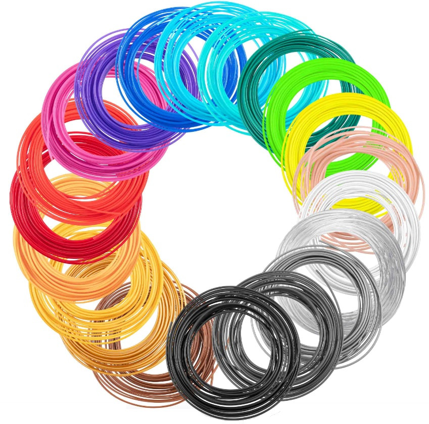 Стержні для 3D-ручки 2E PLA 1.75 мм 20 шт 5 м iz16643