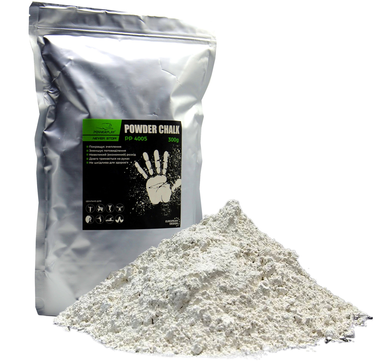 Магнезія спортивна суха PowerPlay PP_4005 Powder Chalk 500 г