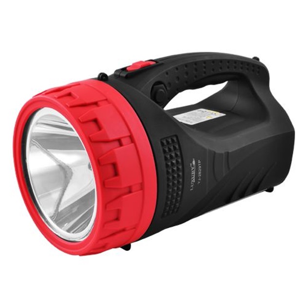 Ліхтар-прожектор акумуляторний YAJIA Yj-2829 Чорно-червоний (44531)