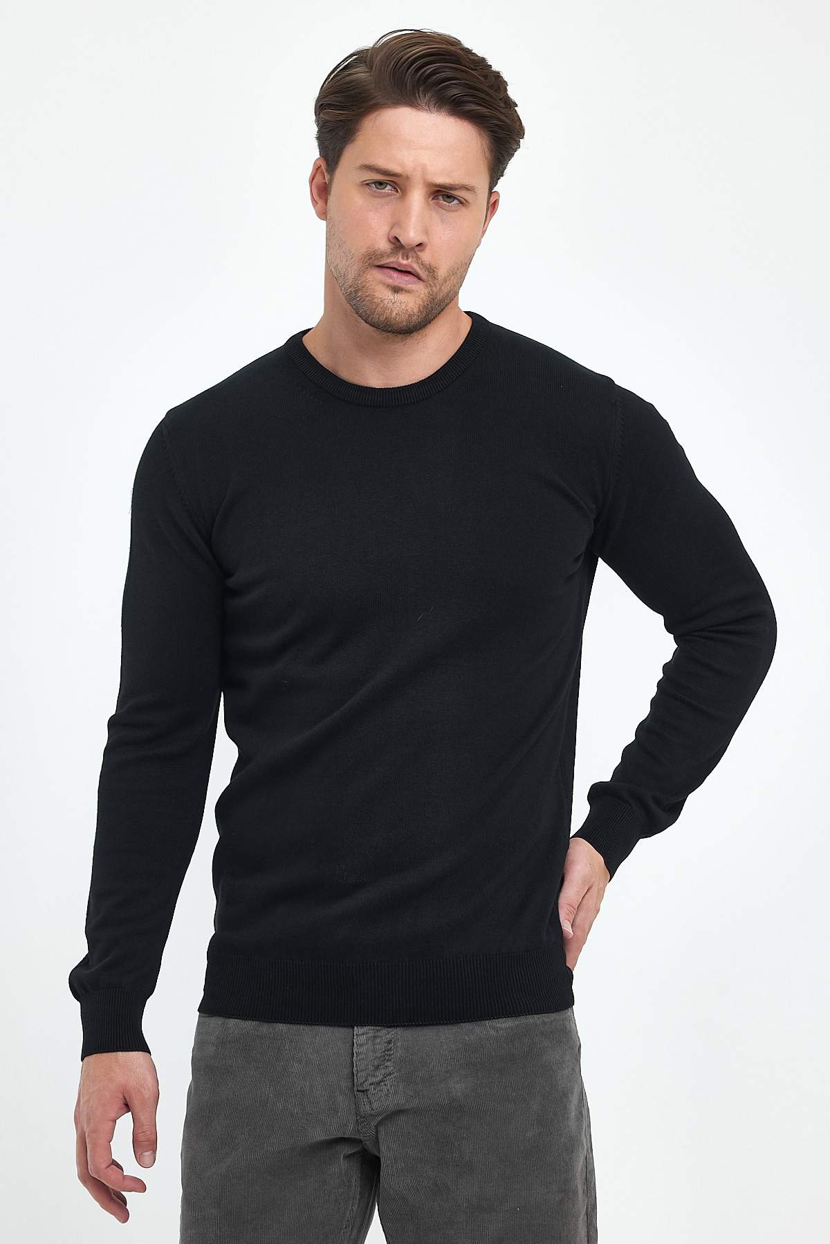 Светр Trend Collection 2022 Чорний XL (64205)