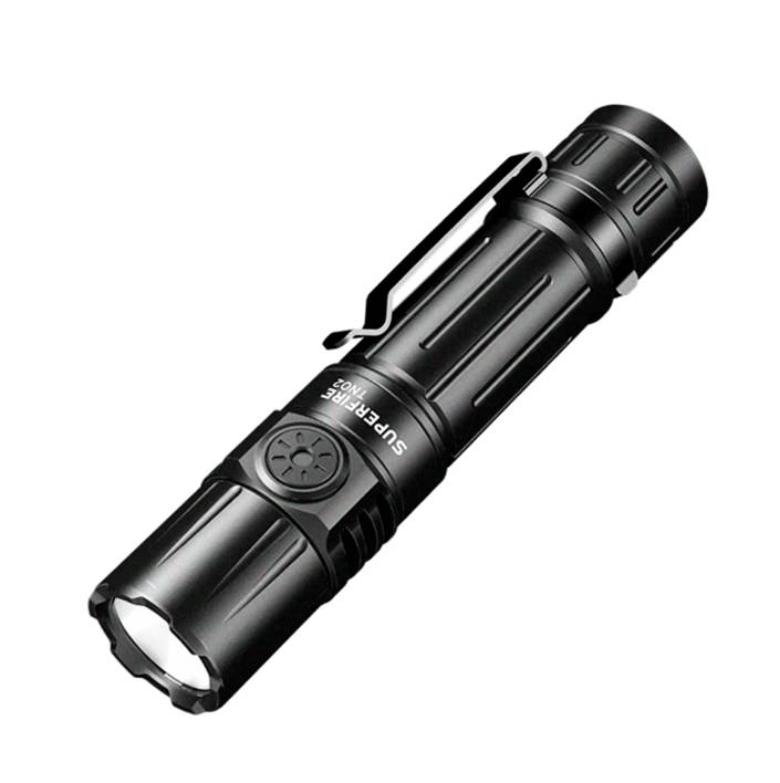 Ліхтар ручний Superfire TN02 1800 Lumen IP44 Чорний (2511622515)