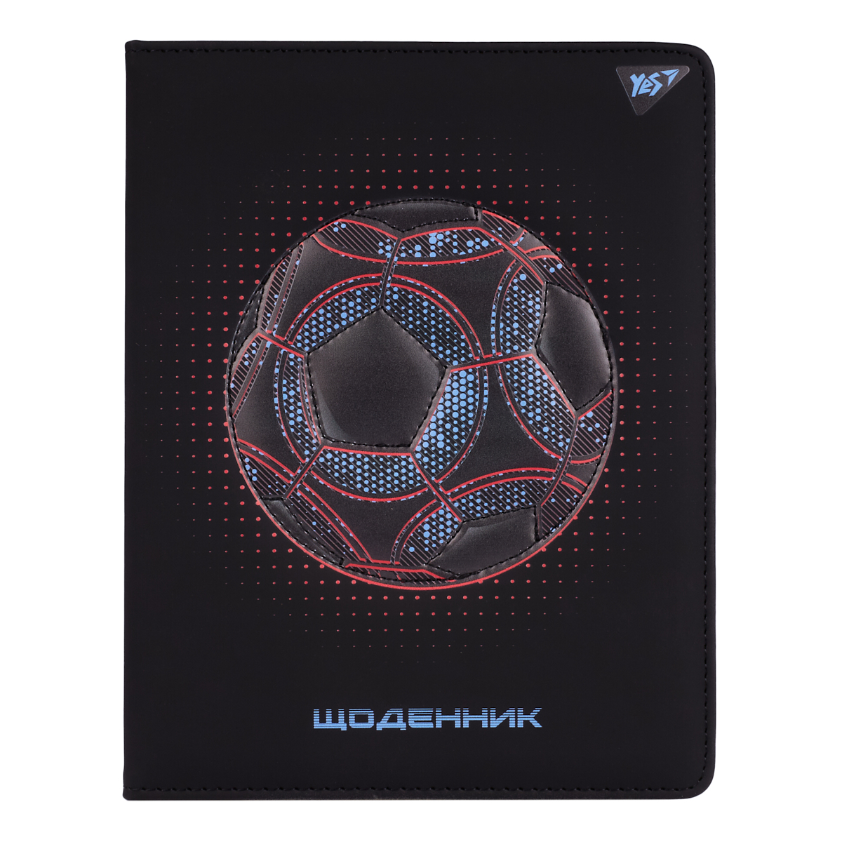 Щоденник шкільний YES PU Soccer А5 Різнокольоровий 40 аркушів (911608)