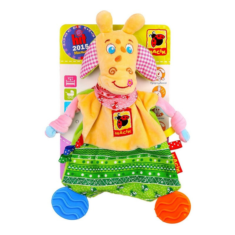 Пустушка Зоо Жираф Бешкетник Macik 160201-01