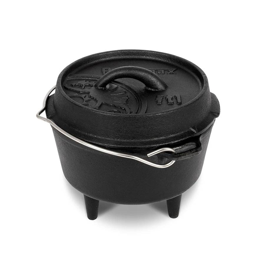 Казан-жарівня чавунна Petromax Dutch Oven ft1 на ніжках 0,9 л (1017-ft1)