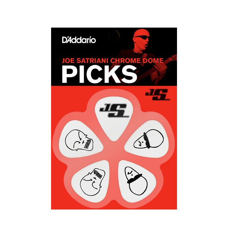 Медіатори D'Addario 1CWH2-10JS Joe Satriani Подписаться x Google+ Facebook twitter Signature Guitar Picks 0.50 mm (10 шт.)