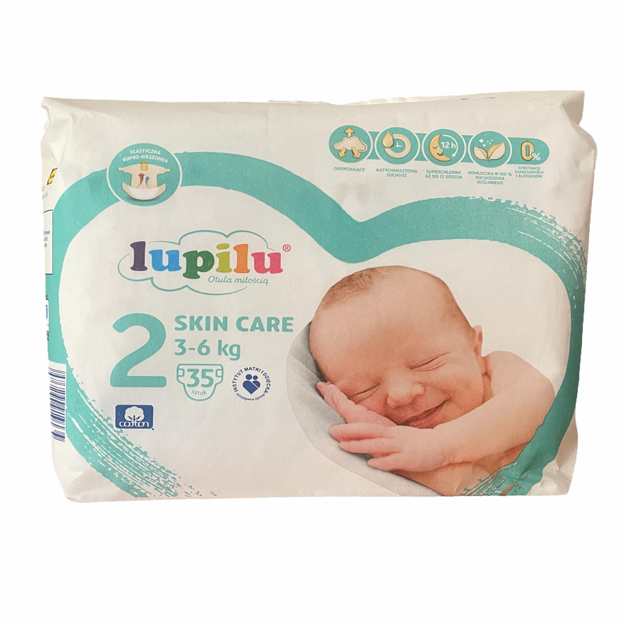 Підгузки Lupilu Skin Care 2 Mini 3-6 кг 35 шт