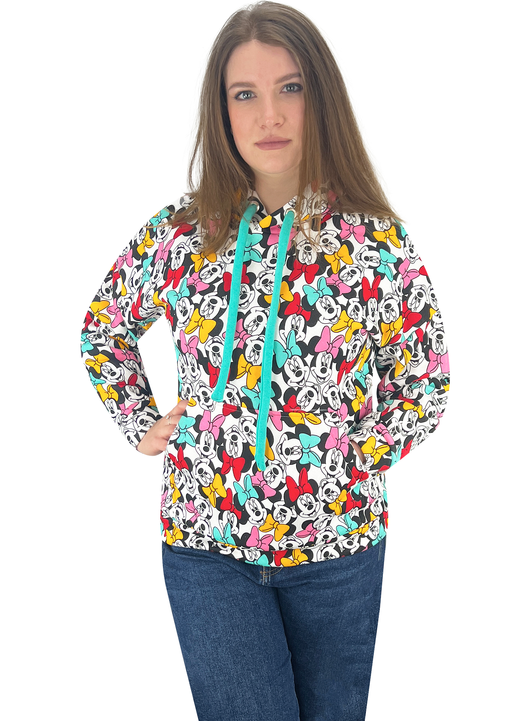 Худі жіночий Модельер 30299 42 Різнокольоровий (16160)