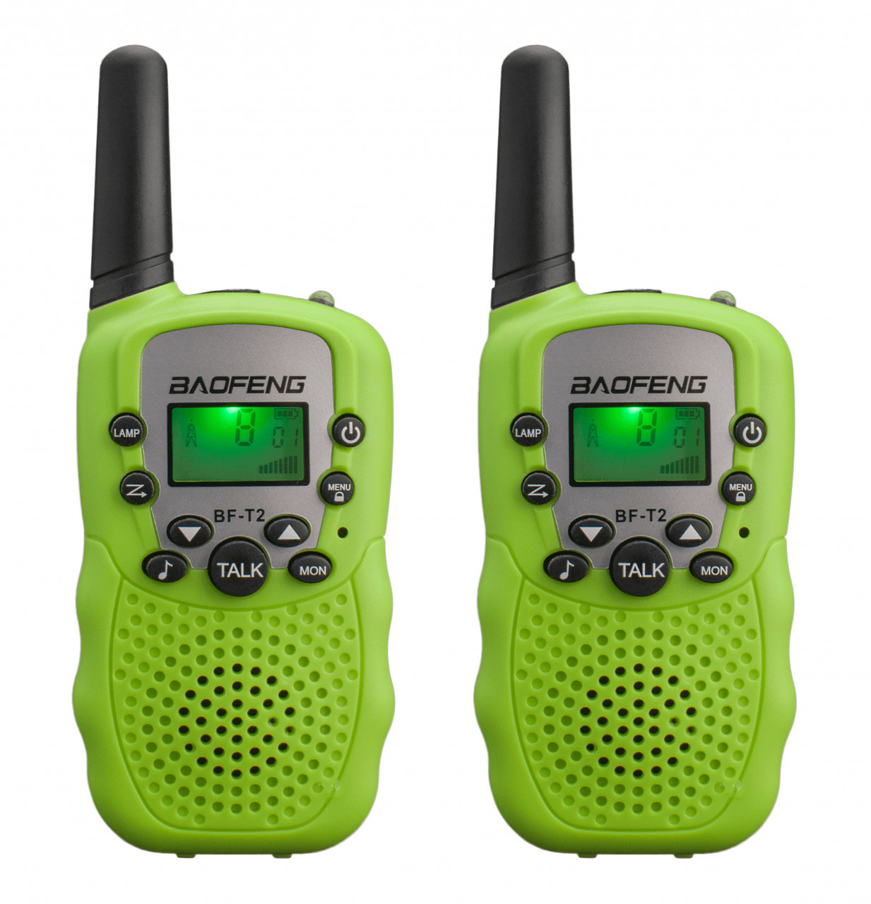 Рація Baofeng MiNi BF-T2 PMR446 2 шт Green (hub_np2_1496_3)