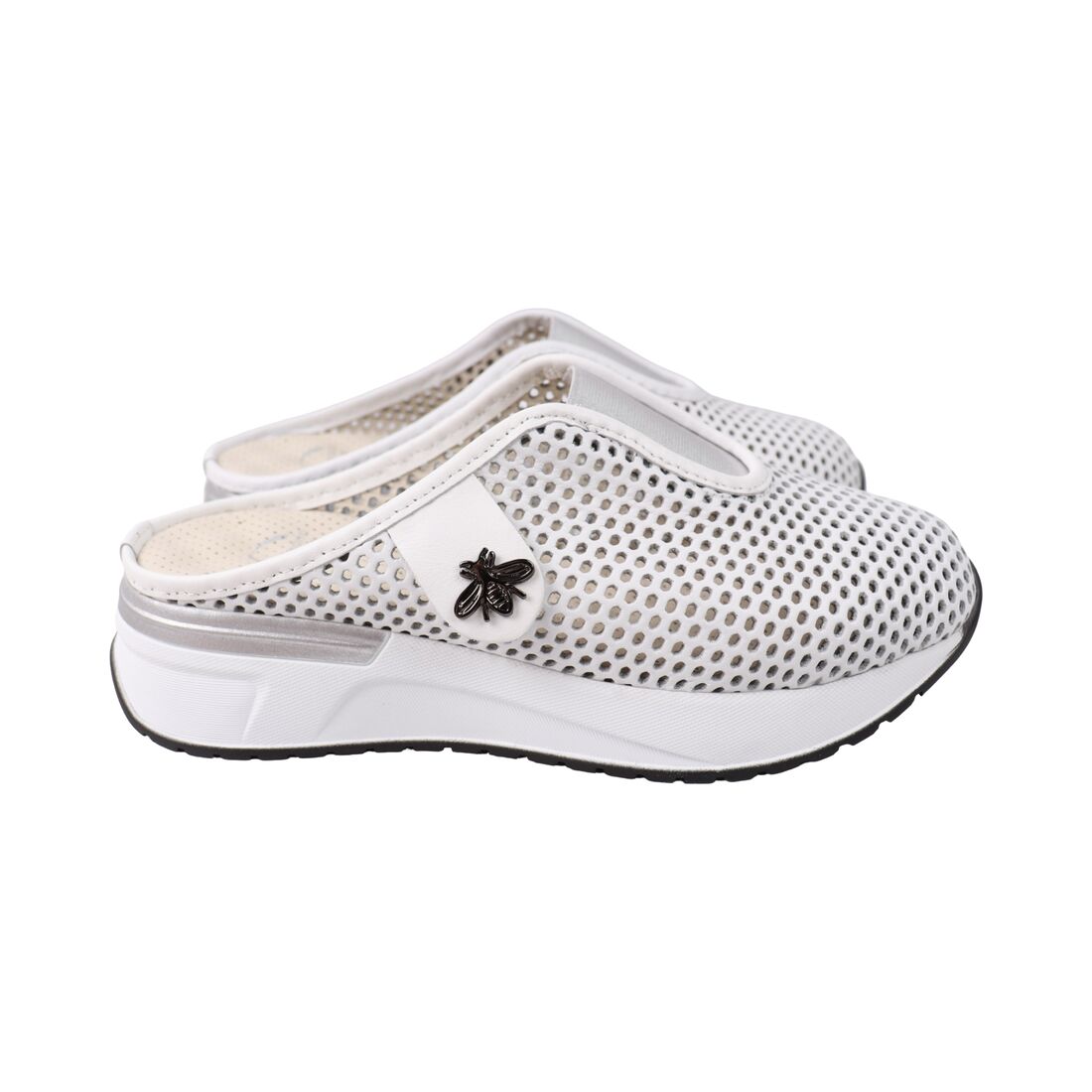 Сабо жіночі AQUAMARIN 2595-25LSHS 38 Білий (181533038)