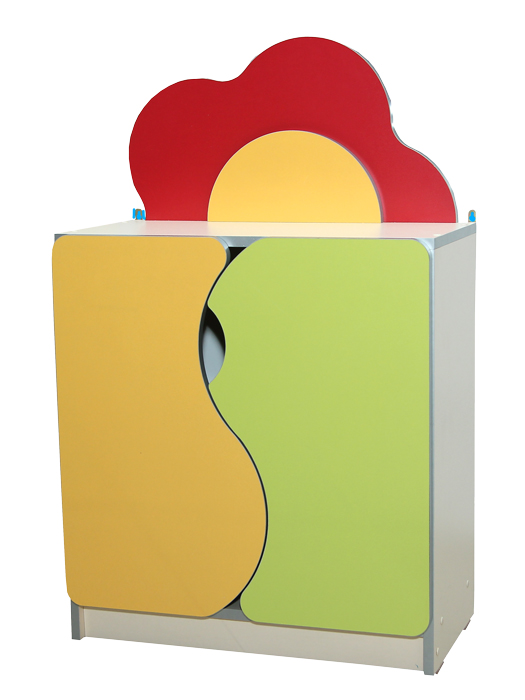 Дитяча стінка Меблі UA в садок Квіткова галявина №5 (43932)