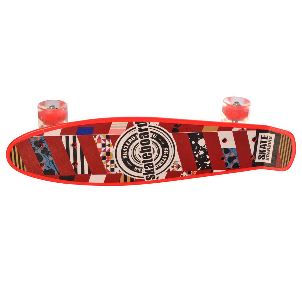 Скейт пенніборд Profi 56x14 см Червоний (MS-0749-96)