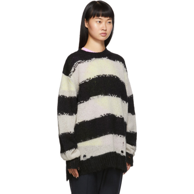 Светр No Brand Kantonia Striped Sweater Black/Grey XS