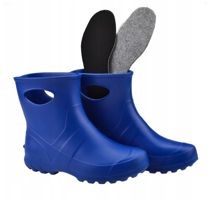 Жіночі гумові чоботи з пінки Lemigo Garden 752 сині 40