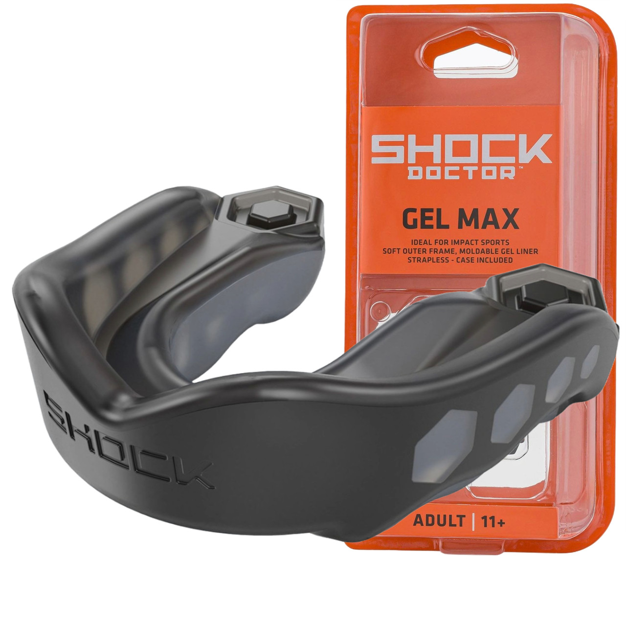 Капа доросла Shock Doctor Gel Max 11+ Black (6210-BK-AD)