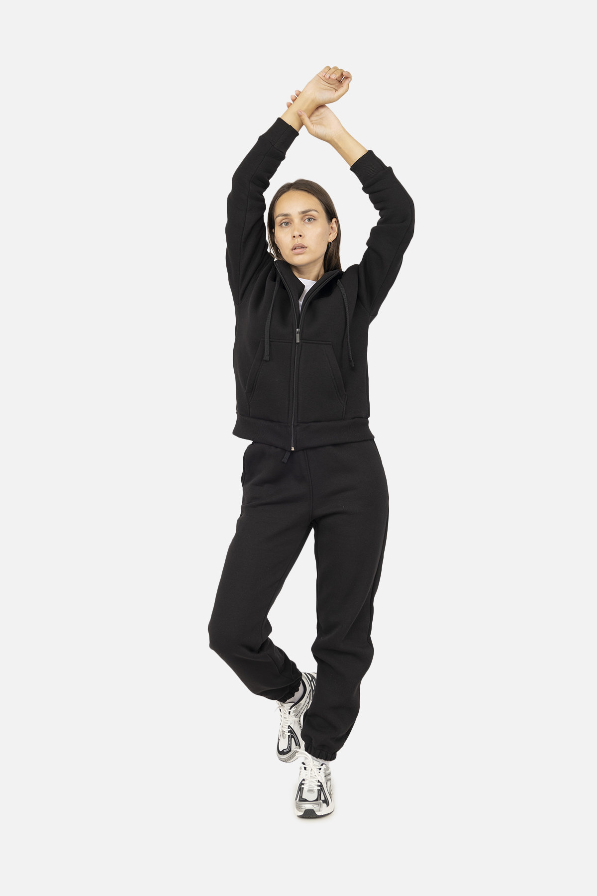 Жіночі спортивні штани Yuki XXL Чорний ЦБ-00254568 (SKT001004652)