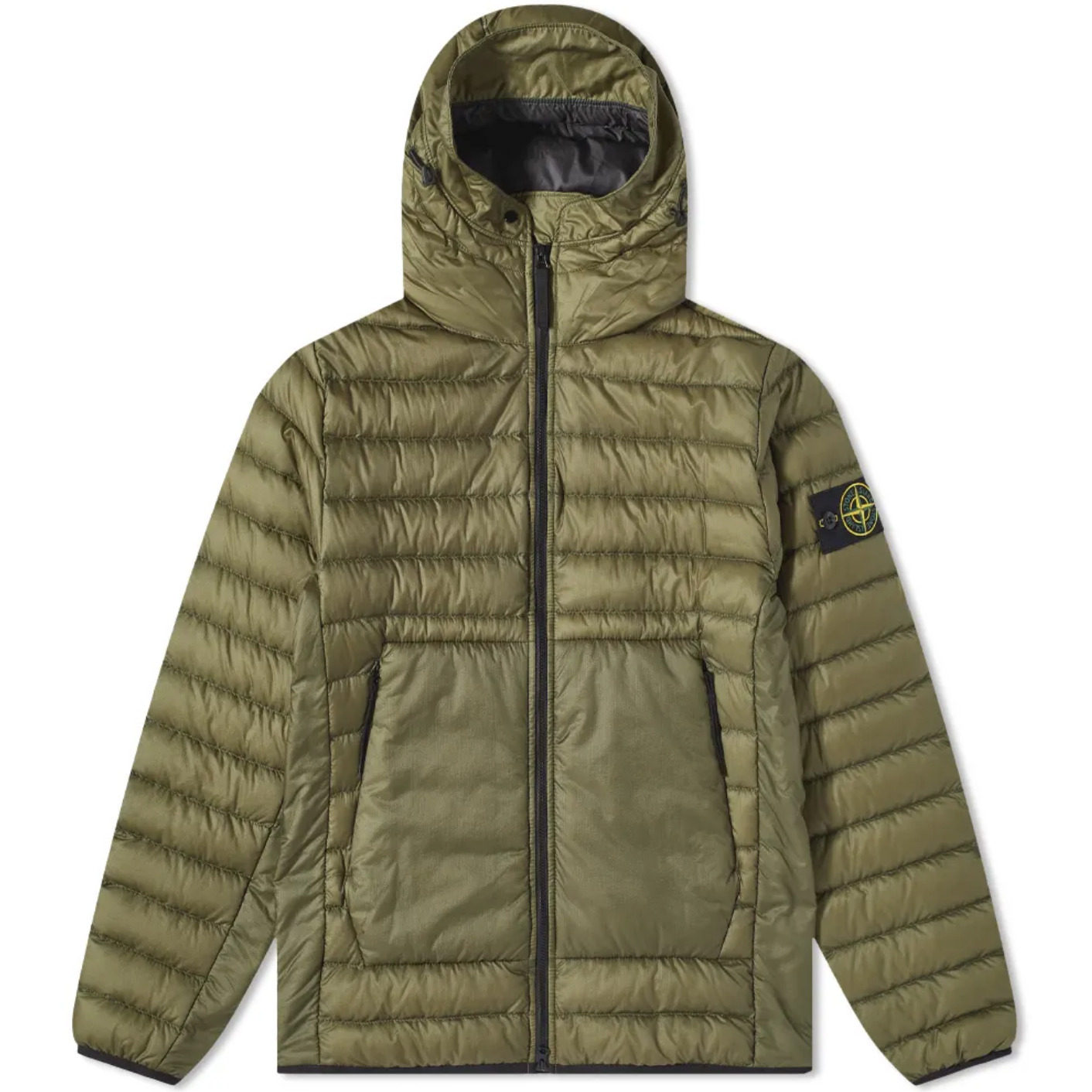 Куртка No Brand Hooded Lightweight Down Jacket Olive XL