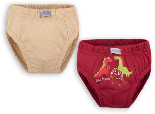 Труси для хлопчика GABBI TRM-20-7 в подарунковій упаковці (2 шт.) 32 Бежевий/Бордовий (12252)