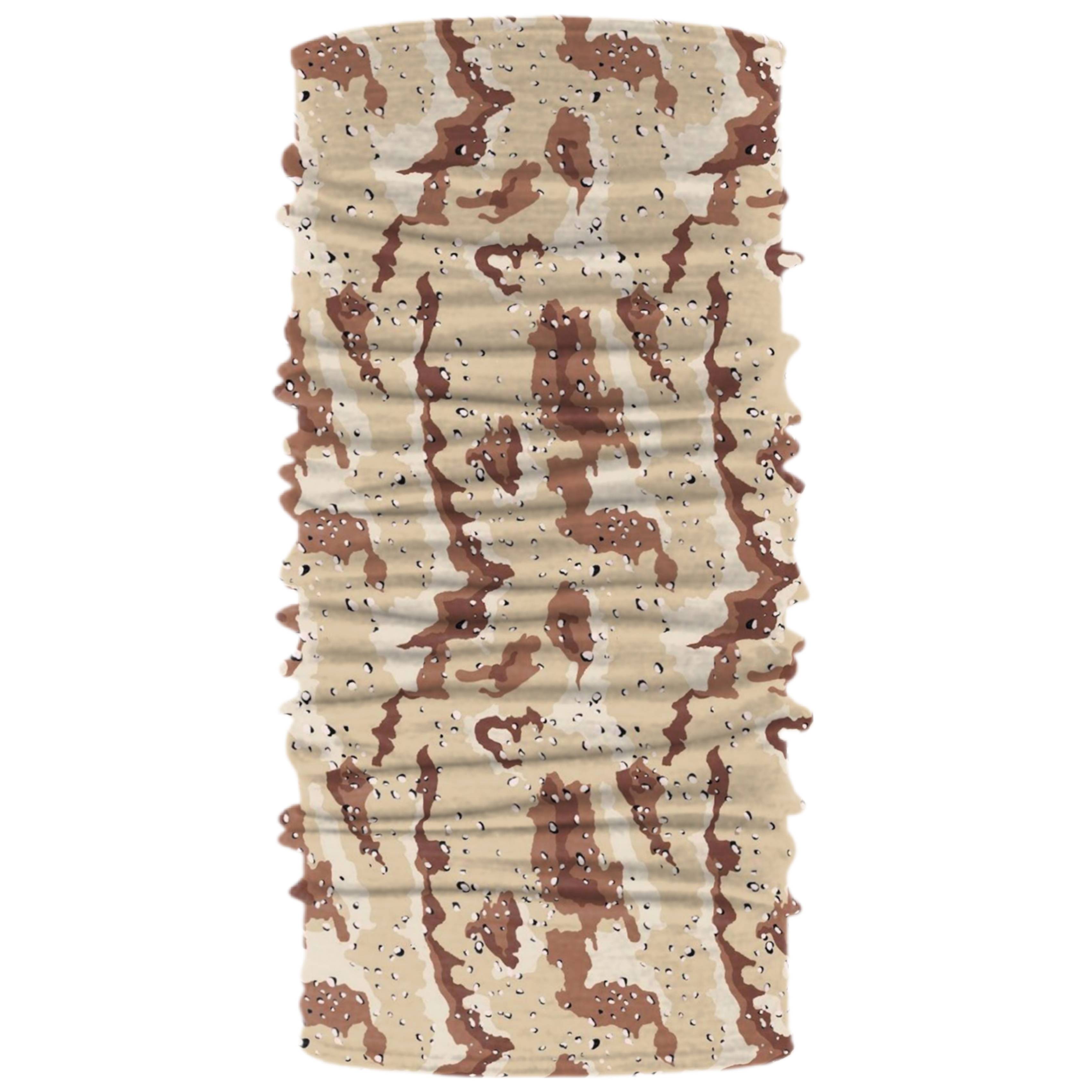 Бафф шарф-труба Бандана-трансформер Камуфляж Пустельний 25х50 см